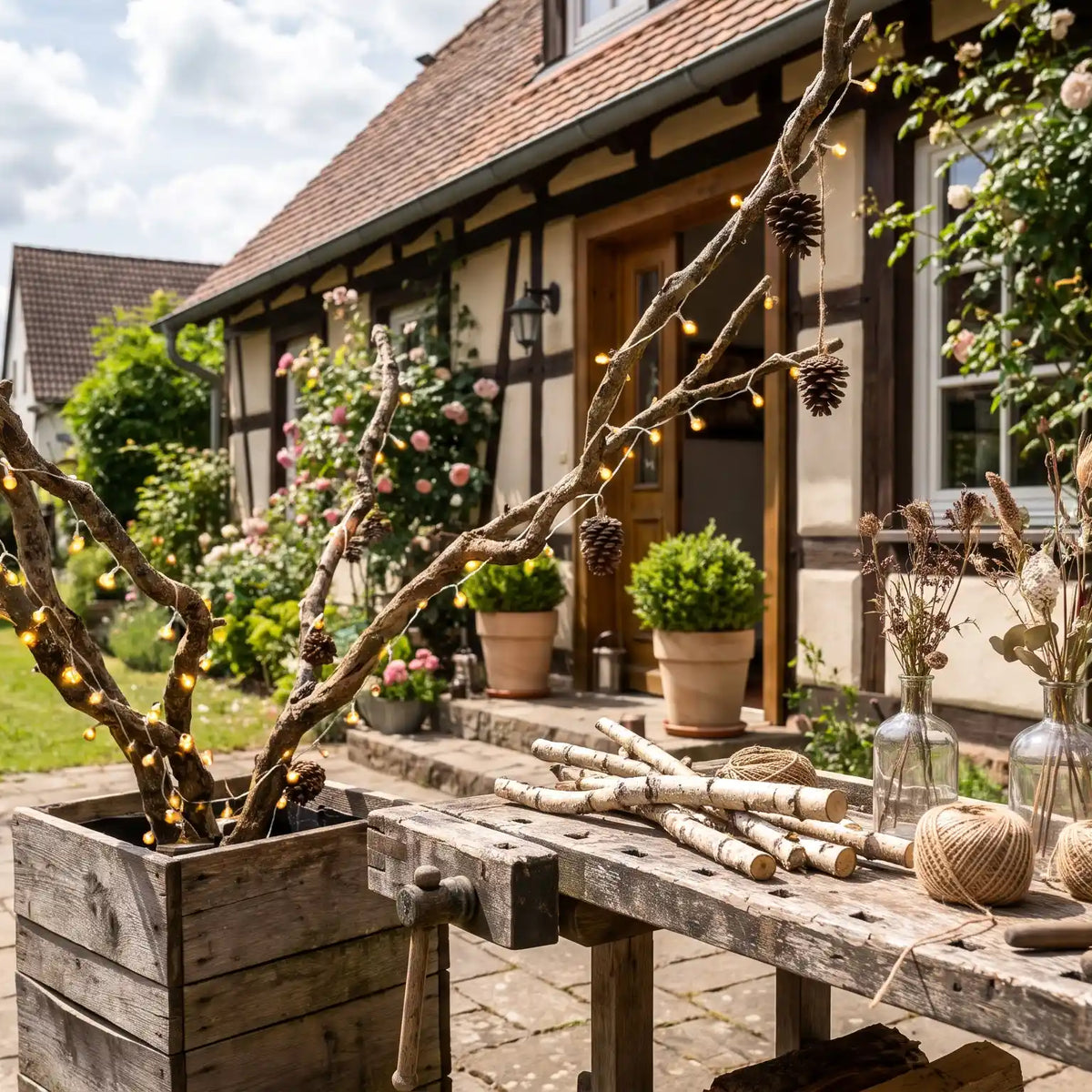 Was kann man mit Ästen machen? Ideen für Garten & Deko –