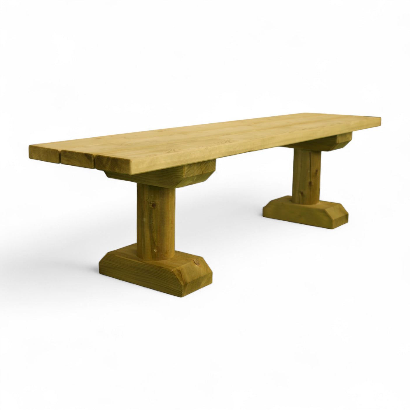 Gartenbank Holzbank ohne Lehne - KDI - Oestertal