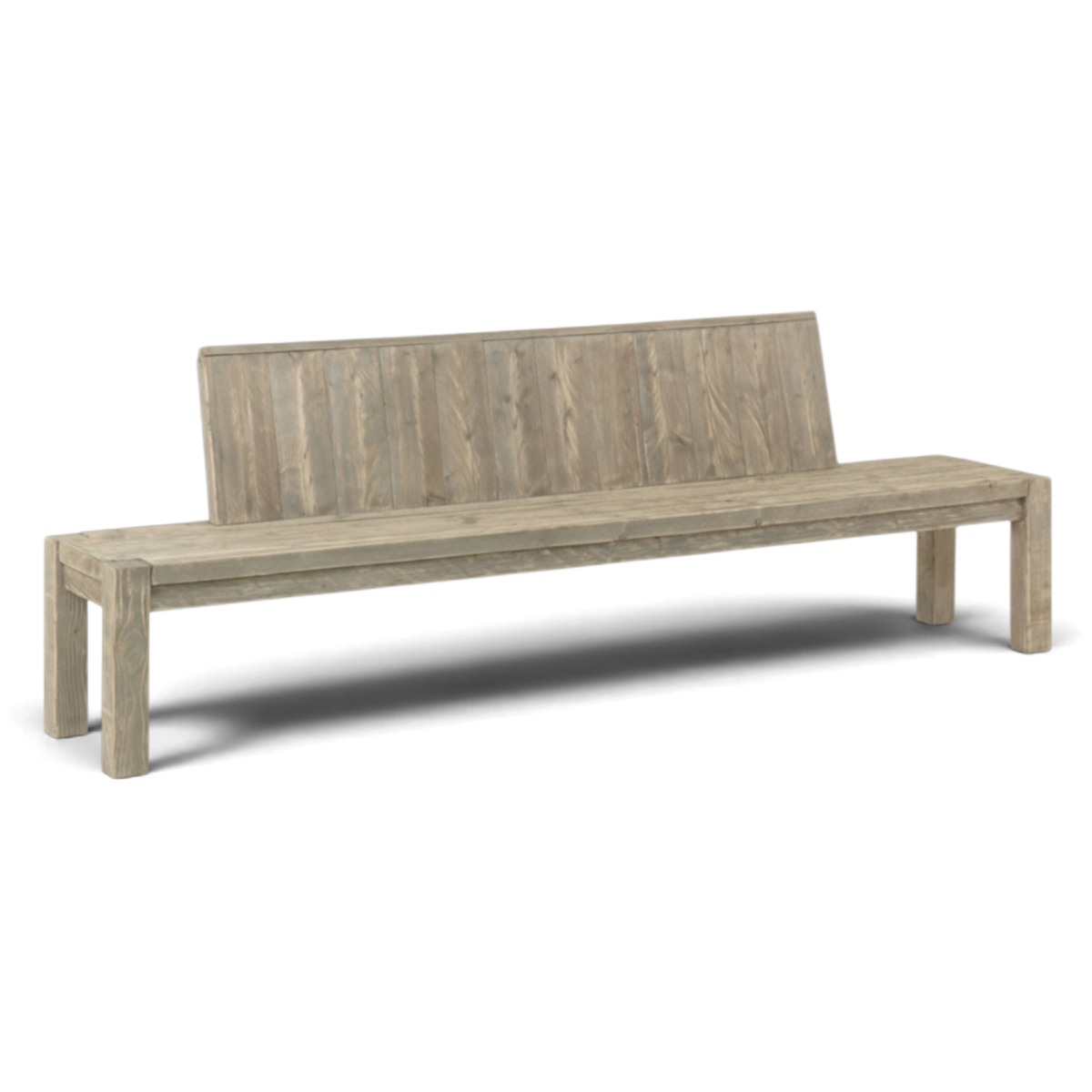 Loungebank Massivholz mit Lehne - Salweytal - ANTE NEO