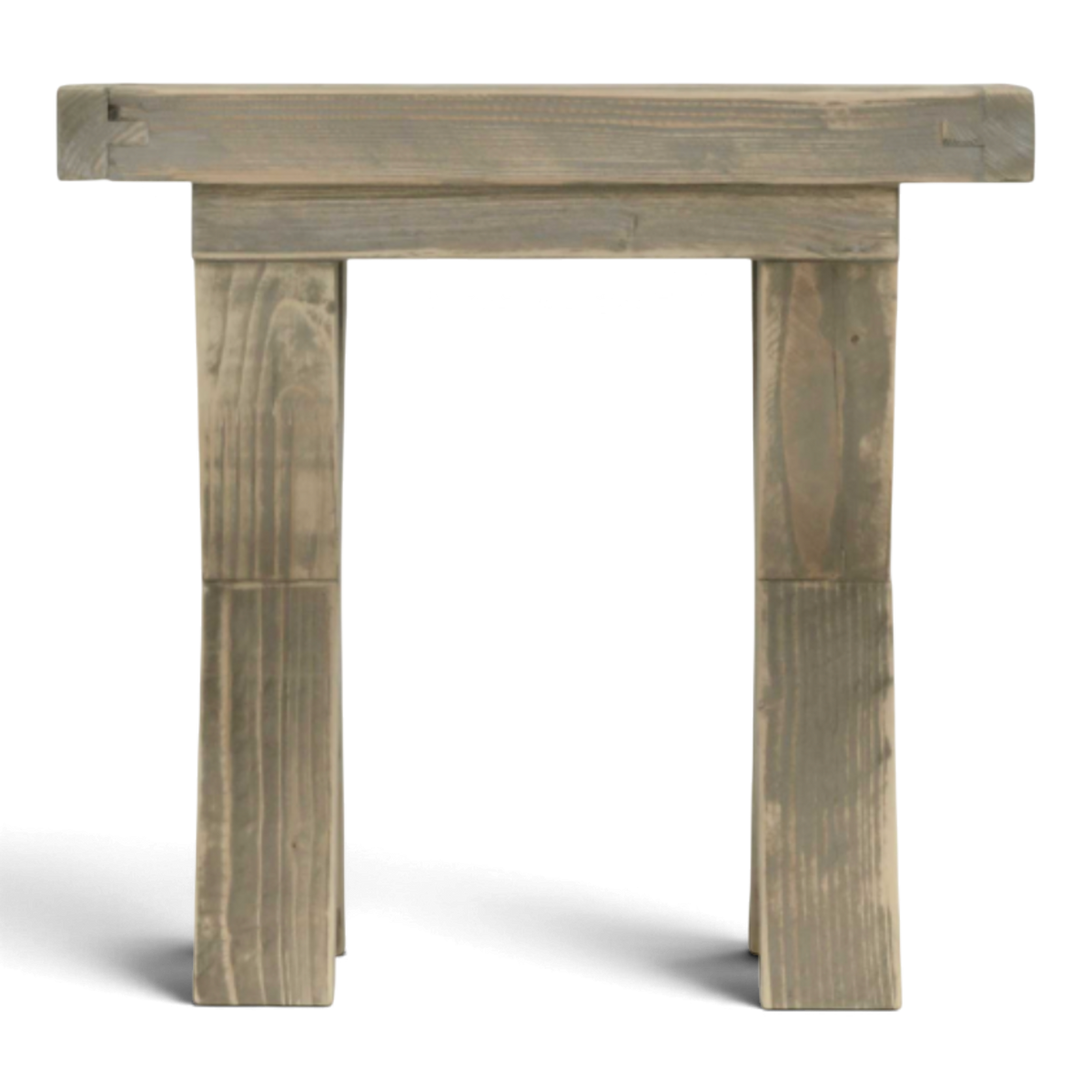 Loungehocker Massivholz ohne Lehne - Steingrund - ANTE NEO
