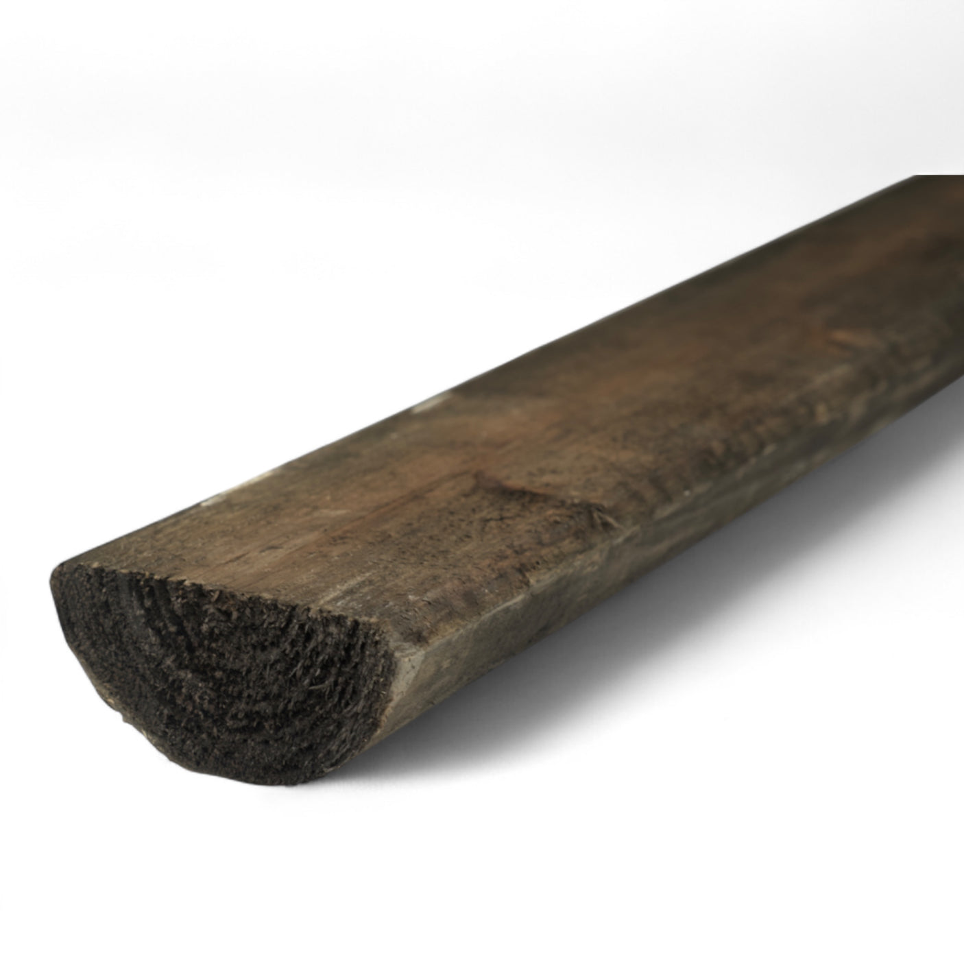 Halbholz Halbriegel - gefräst - KDI Schwarz