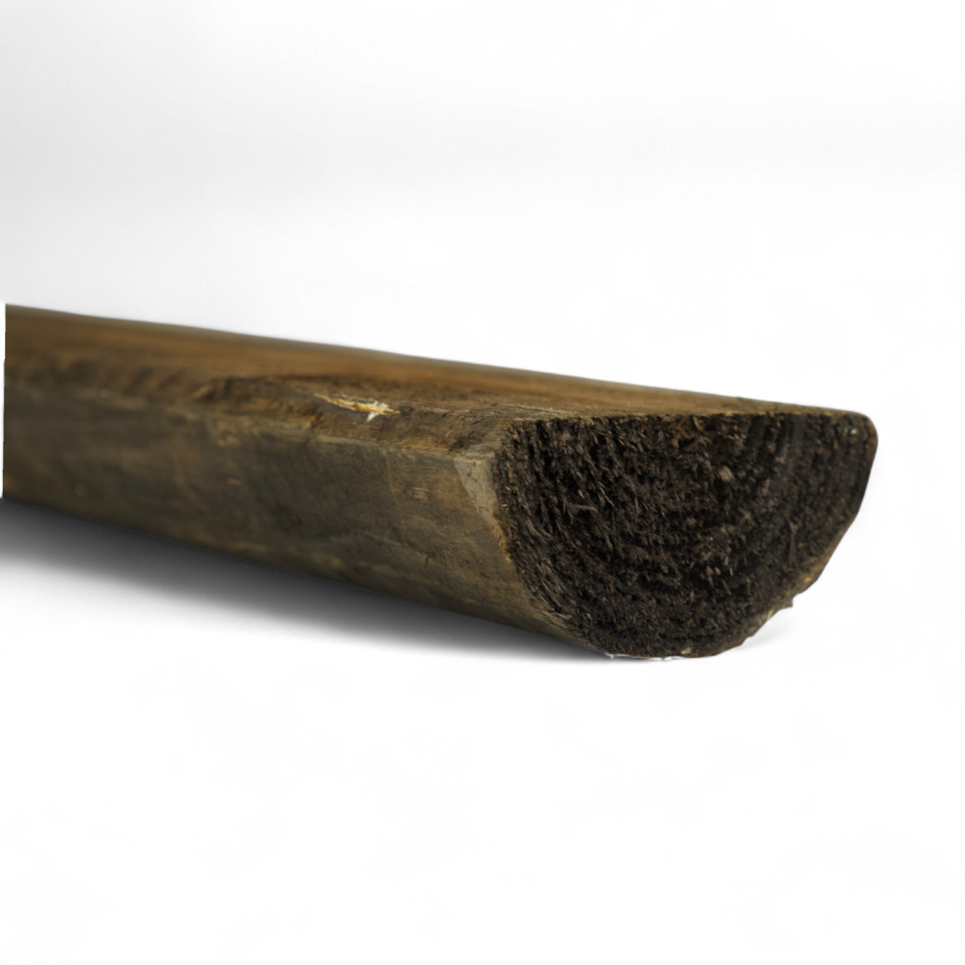 Halbholz Halbriegel - gefräst - KDI Schwarz