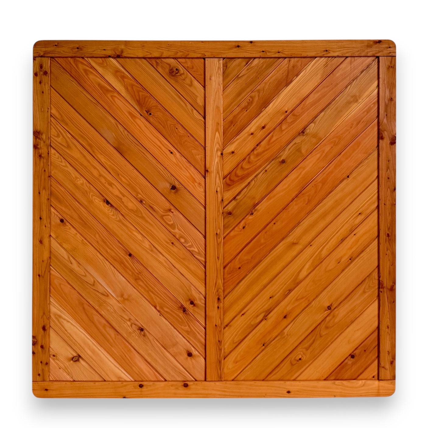 Sichtschutz Dichtzaun - Stüppel - Lärche geölt