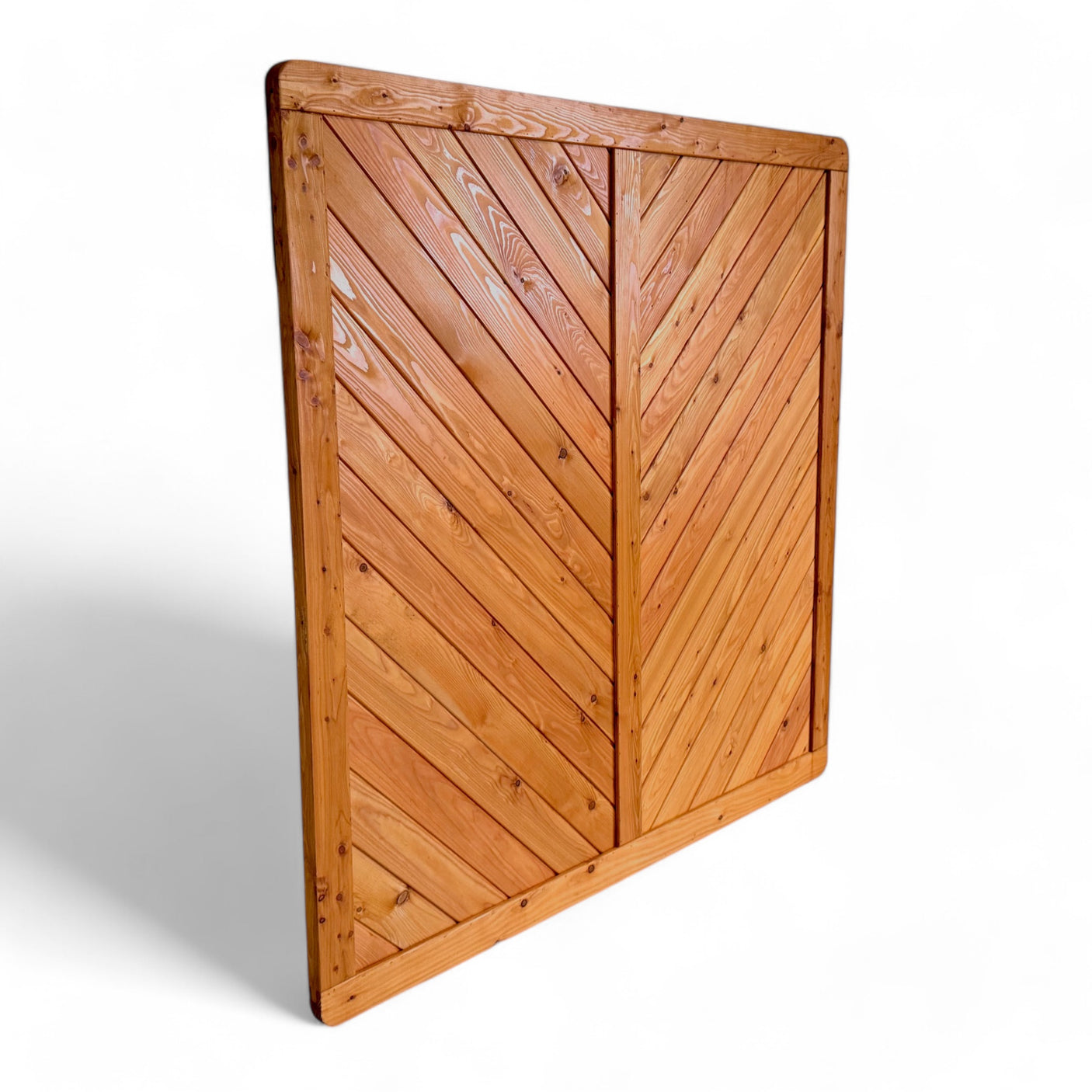 Sichtschutz Dichtzaun - Stüppel - Lärche geölt