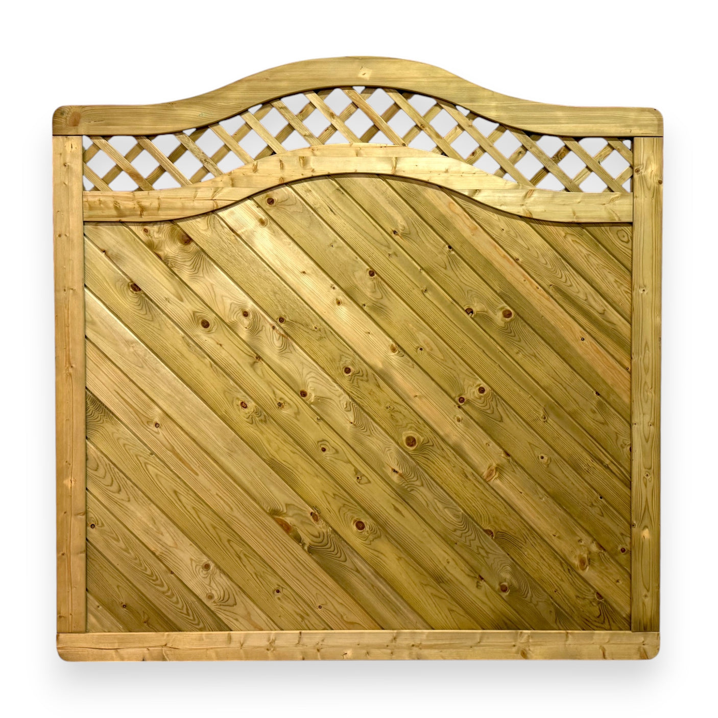 Sichtschutz Dichtzaun - Homberg - KDI (geschweift)