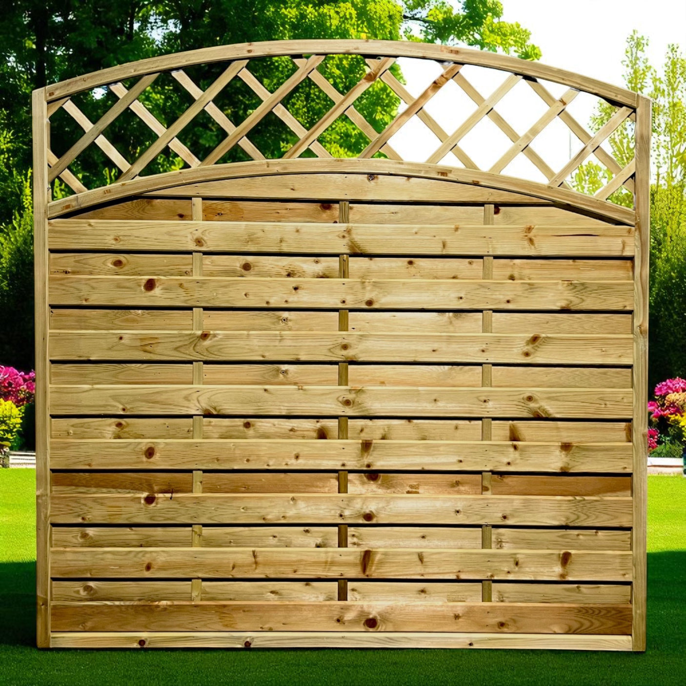 Sichtschutz Dichtzaun - Sonnenberg - KDI (Oberbogen)