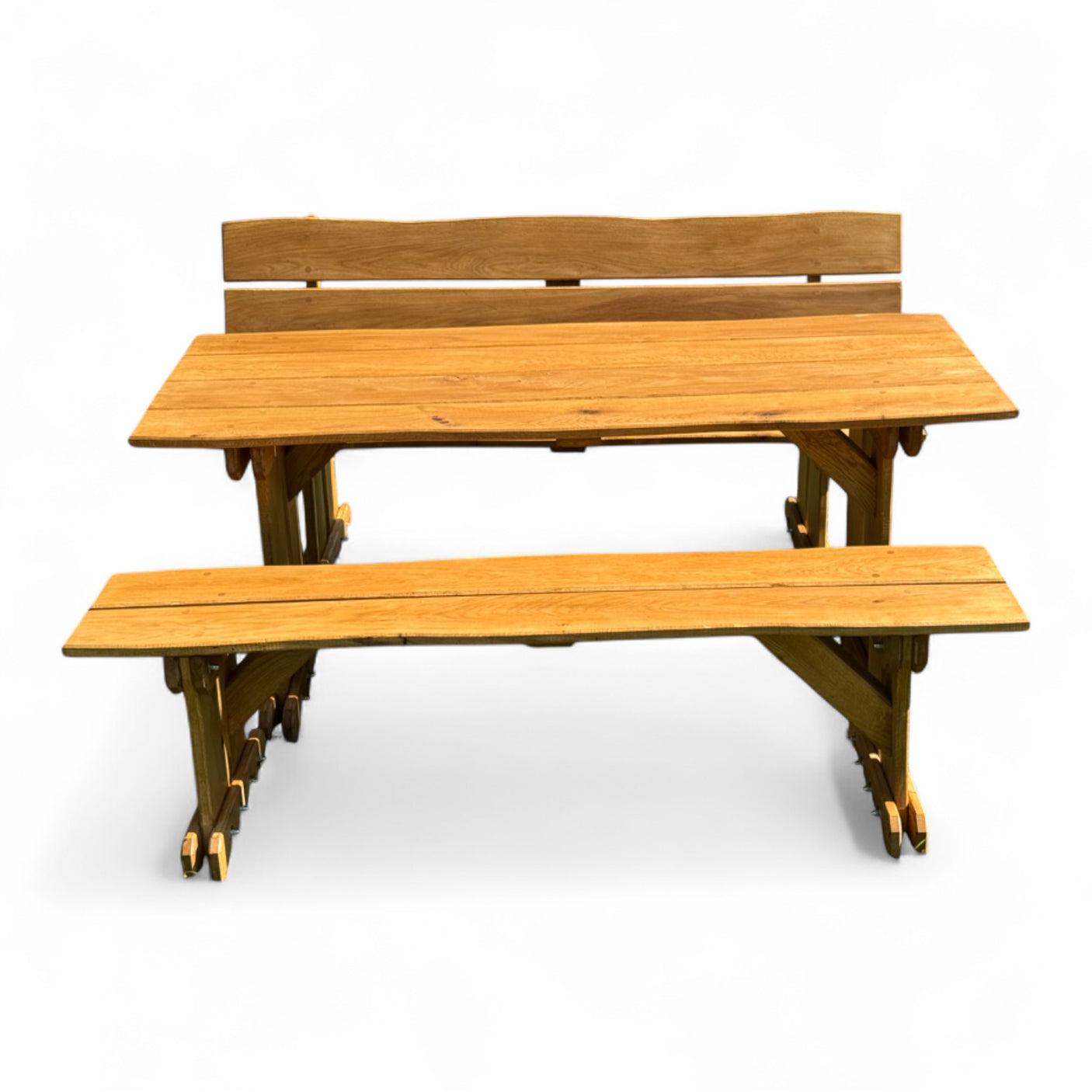 Garnitur Sitzgruppe - Eiche - Valmetal