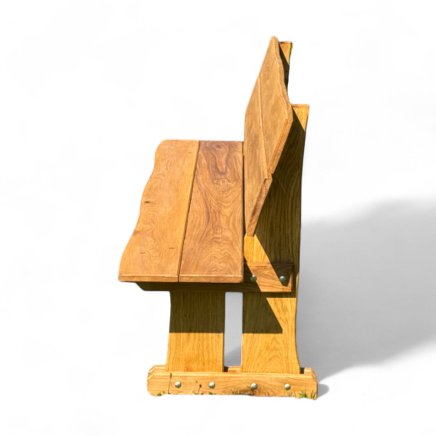 Gartenbank Holzbank - Eiche - Valmetal