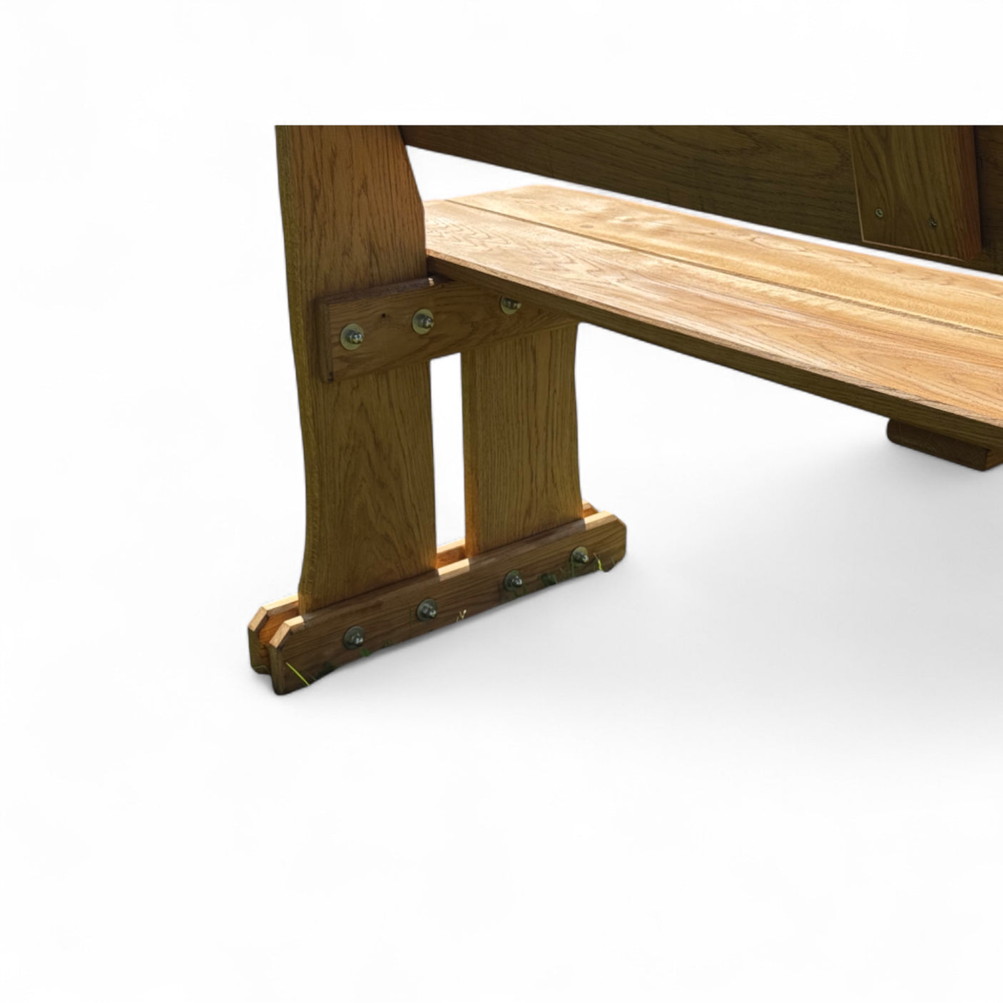 Gartenbank Holzbank - Eiche - Valmetal