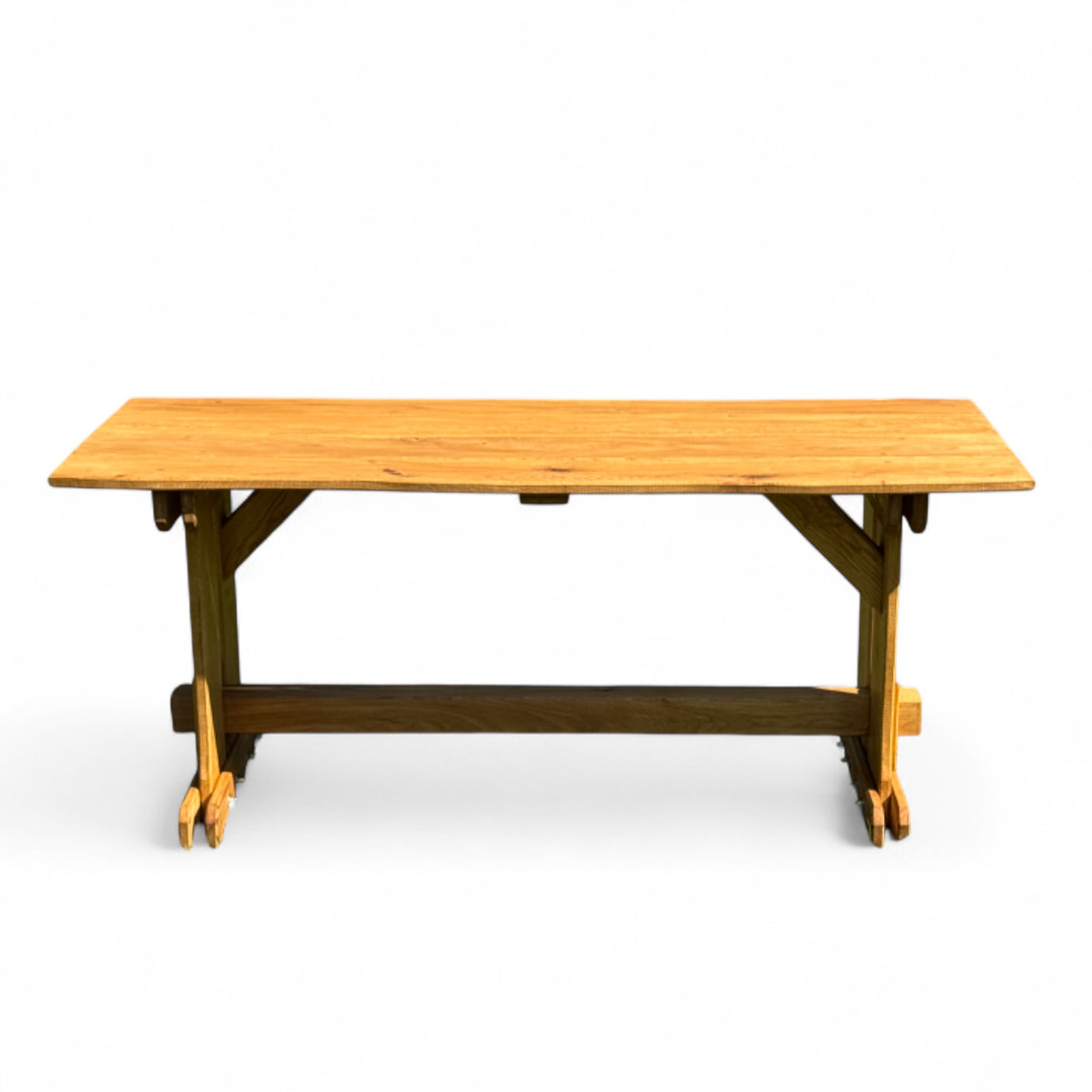 Gartentisch Massivholz - Eiche - Valmetal