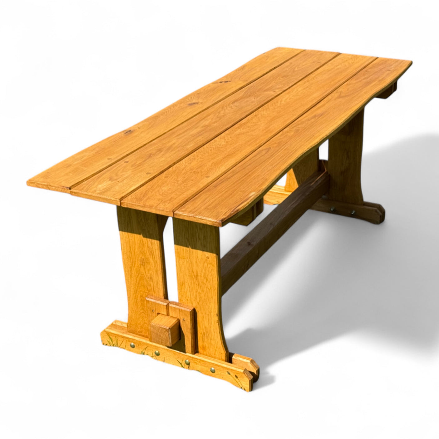 Gartentisch Massivholz - Eiche - Valmetal