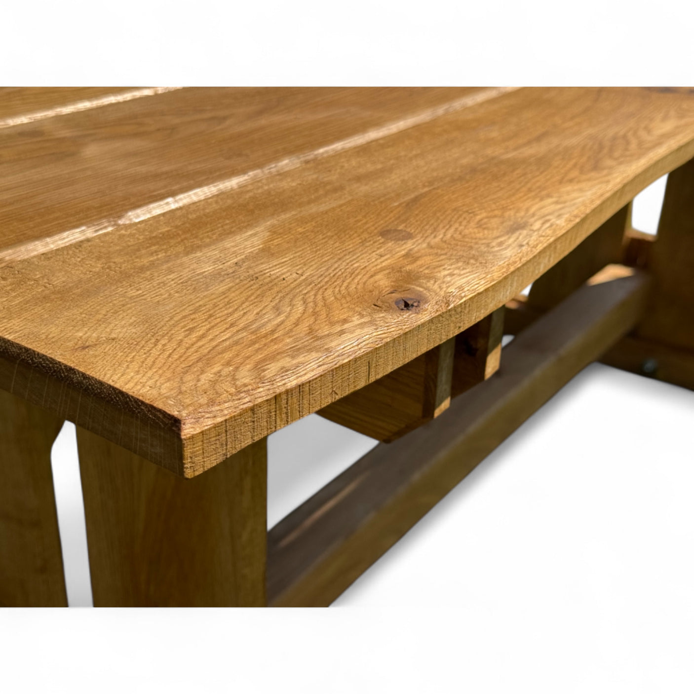 Gartentisch Massivholz - Eiche - Valmetal