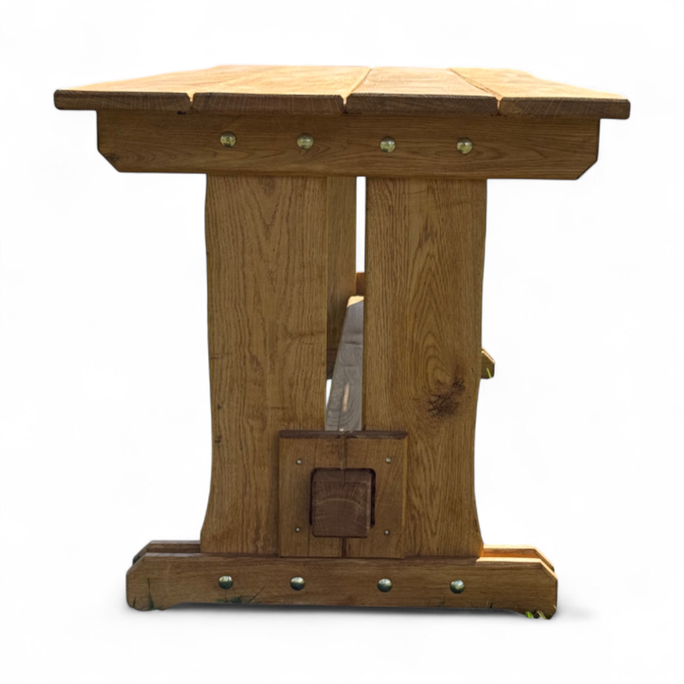 Gartentisch Massivholz - Eiche - Valmetal