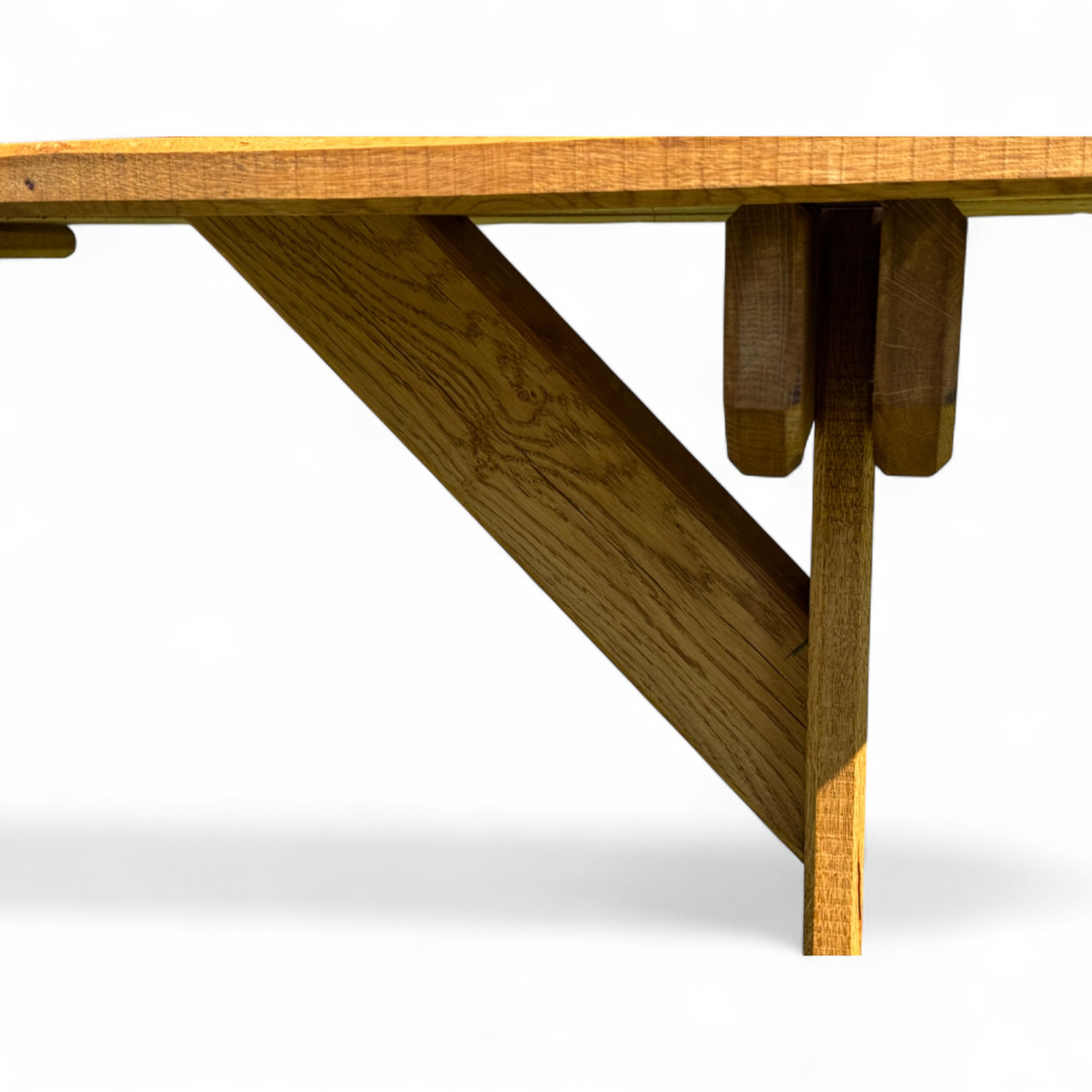 Gartentisch Massivholz - Eiche - Valmetal