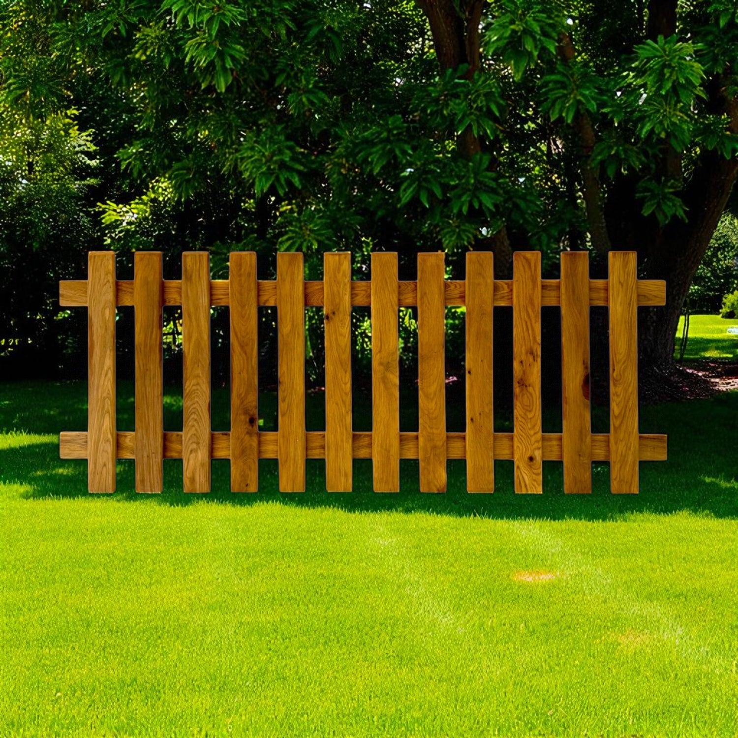 Gartenzaun Element - Hennezaun - Sauerländer Eiche