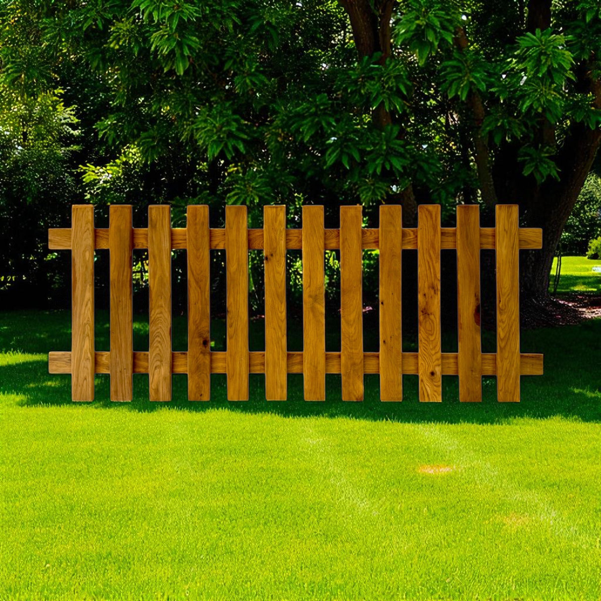 Gartenzaun Element - Hennezaun - Sauerländer Eiche