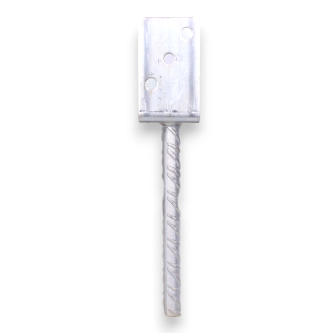 U-Pfostenträger mit Betonanker aus Riffelstahl