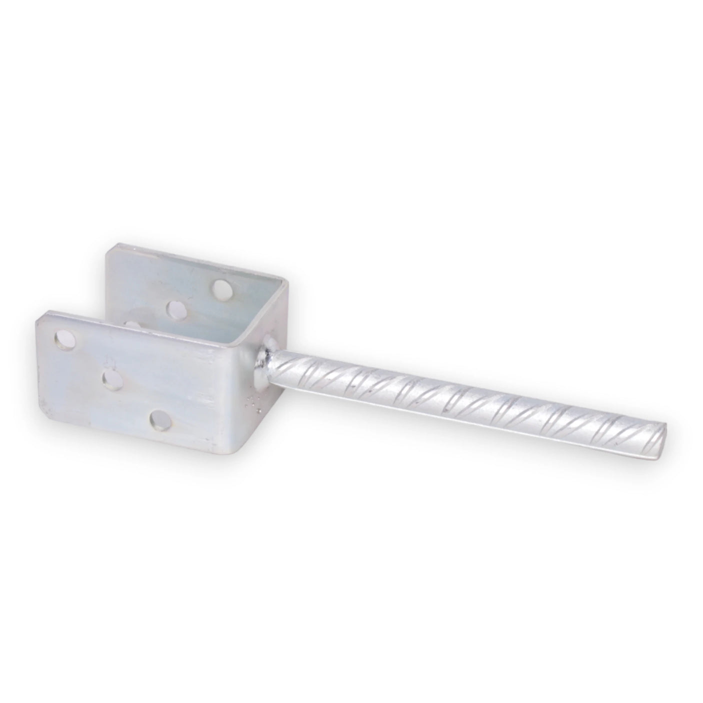 U-Pfostenträger mit Betonanker aus Riffelstahl