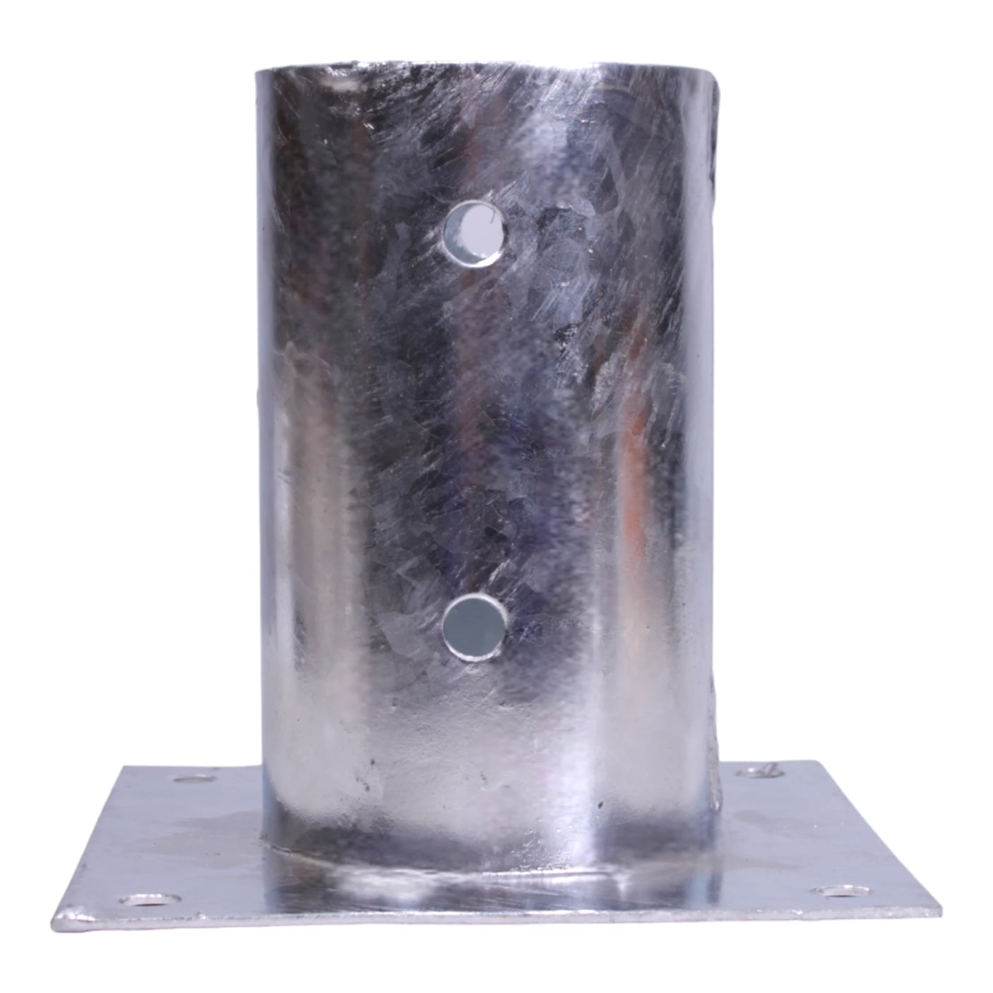 Runde Aufschraubhülse Pfostenschuh Verzinkt