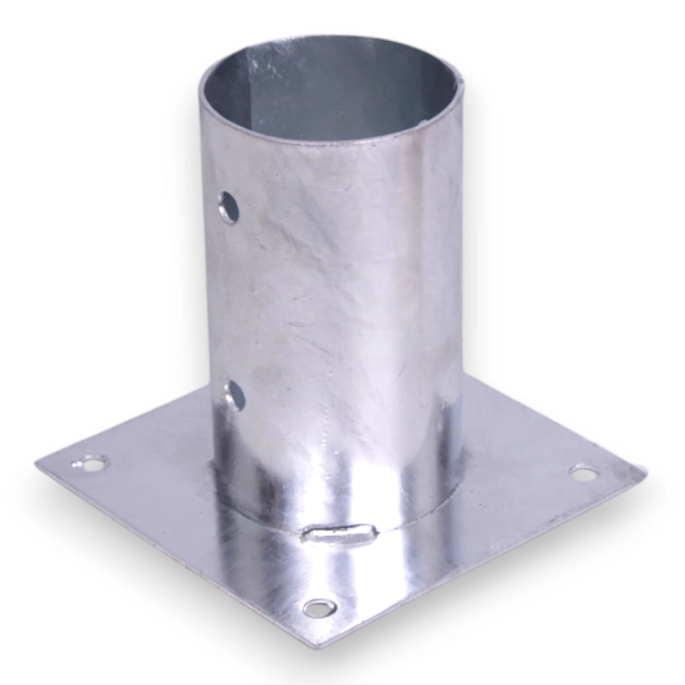 Runde Aufschraubhülse Pfostenschuh Verzinkt