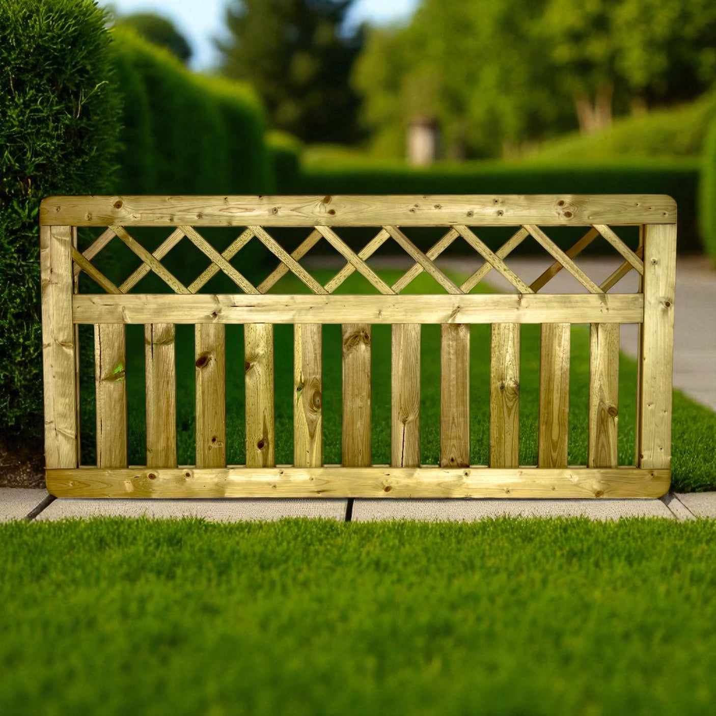 Gartenzaun Element - Listerzaun - KDI