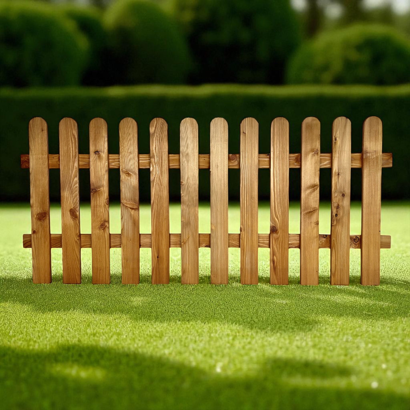 Gartenzaun Element - Möhnezaun - Sauerländer Lärche geölt