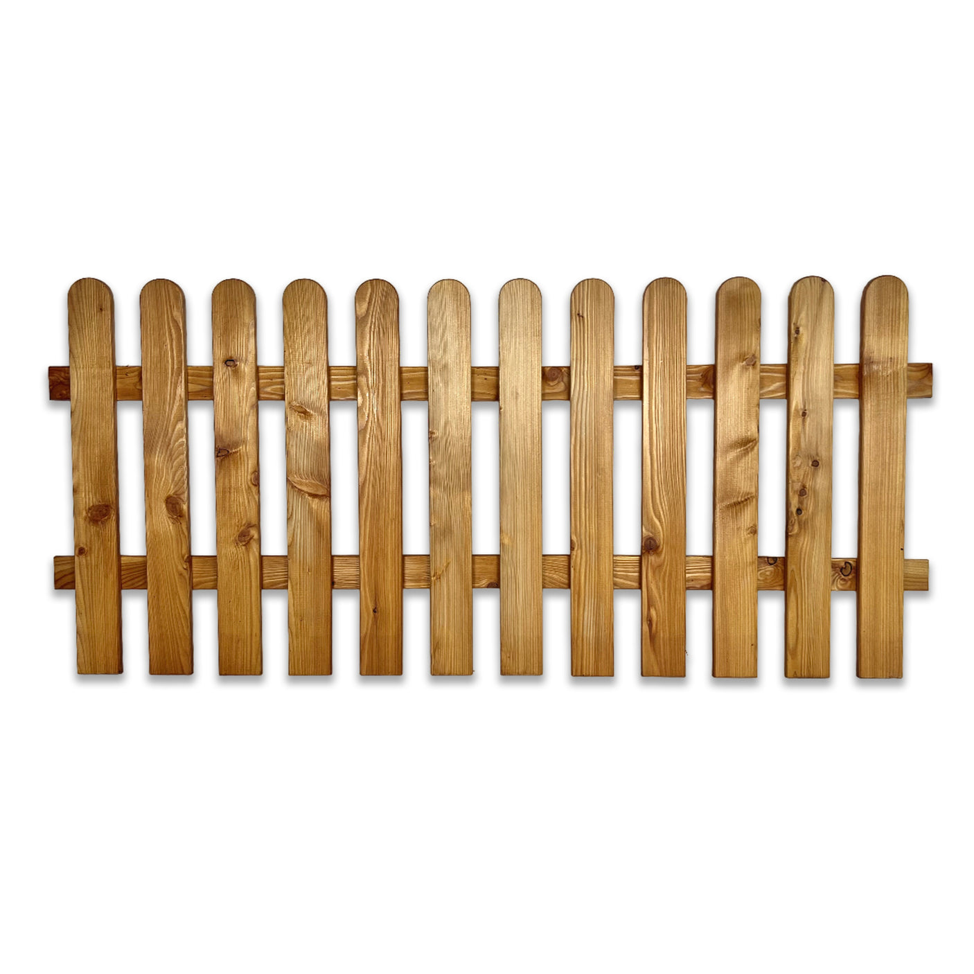 Komplettset Gartenzaun - Möhnezaun - Lärche geölt