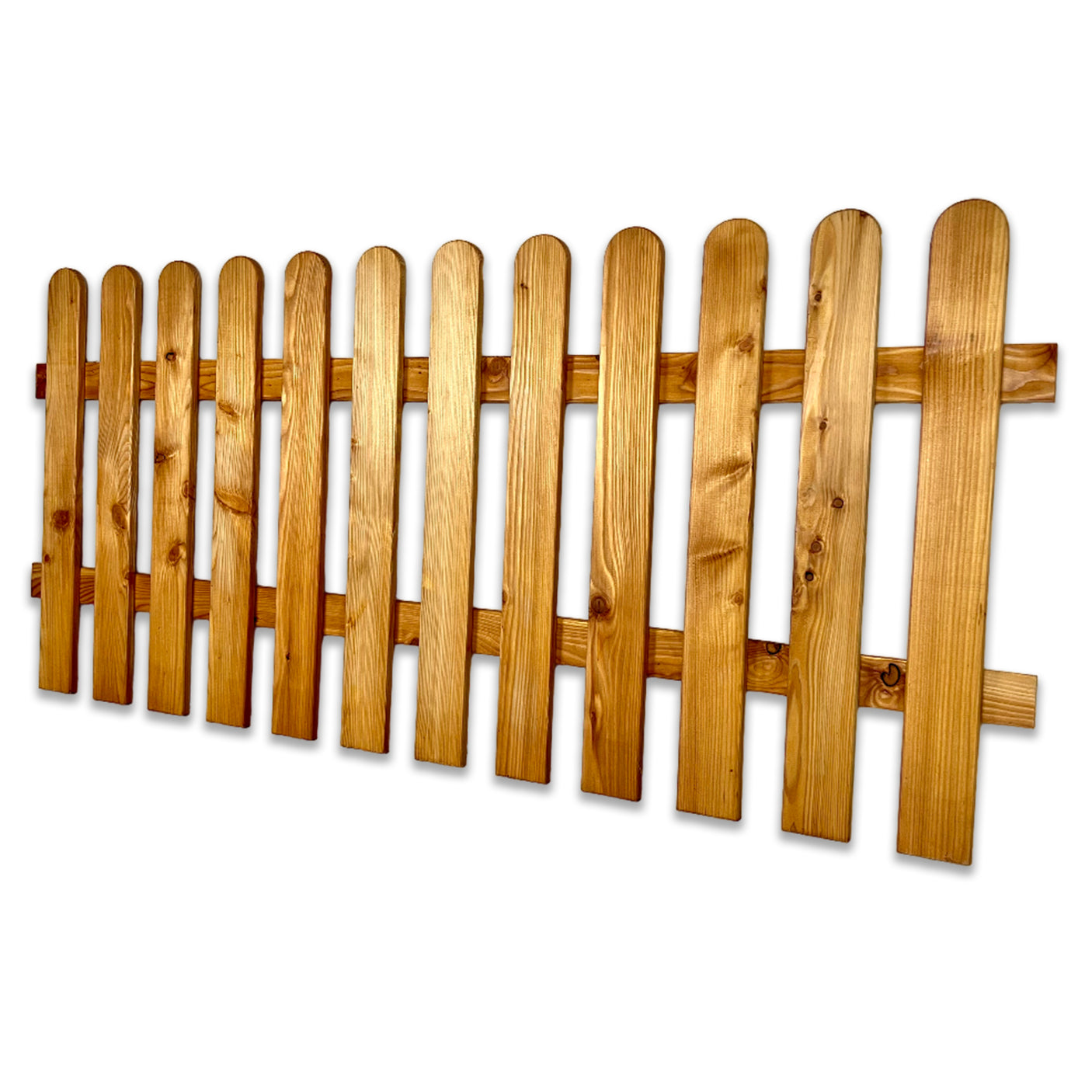 Komplettset Gartenzaun - Möhnezaun - Lärche geölt