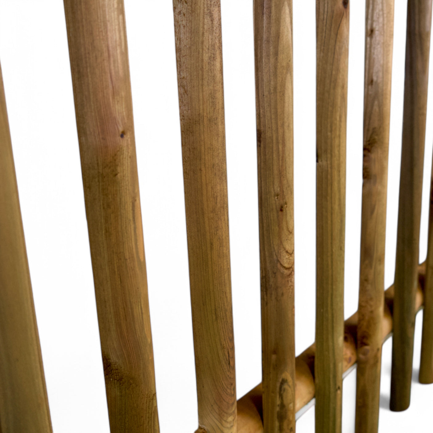 Gartenzaun Element - Senkrechtzaun - KDI Braun