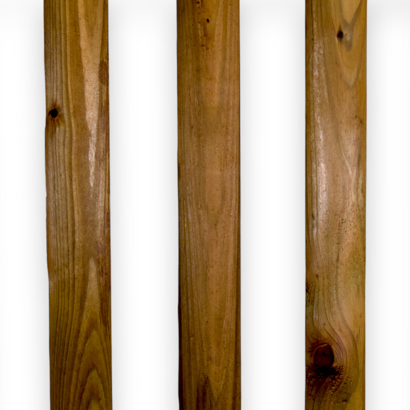 Gartenzaun Element - Senkrechtzaun - KDI Braun