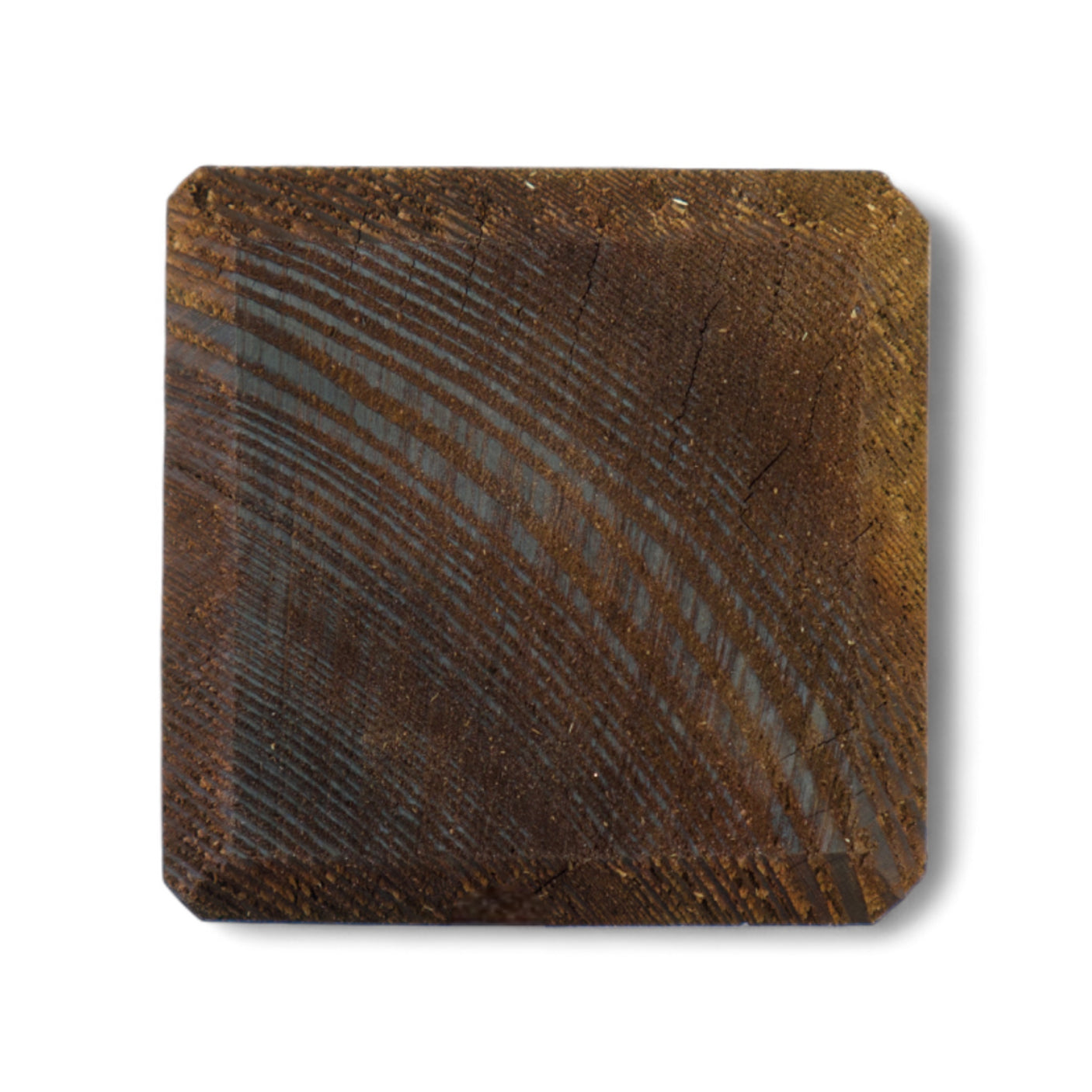 Vierkantpfosten stumpf - Kiefer - KDI Braun