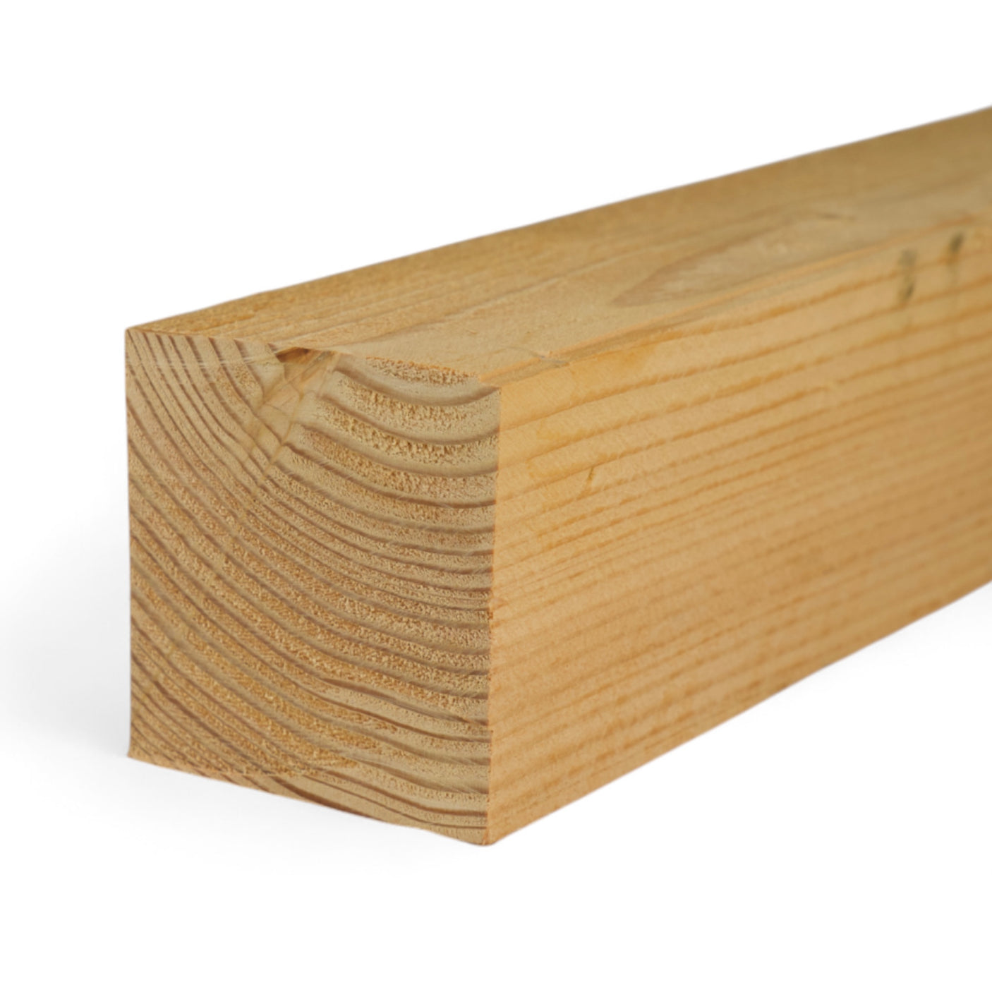 Vierkantpfosten stumpf - Sägerau - Lärche