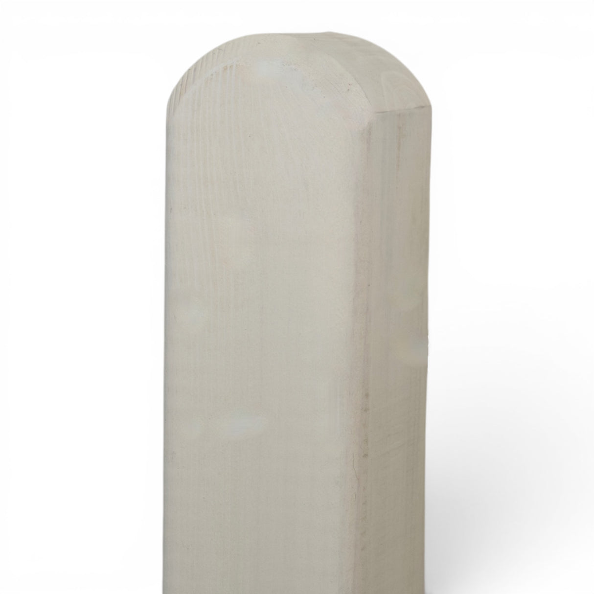 Vierkantpfosten stumpf - Friesenzaunpfosten - Beige Lasiert 9 x 110 cm