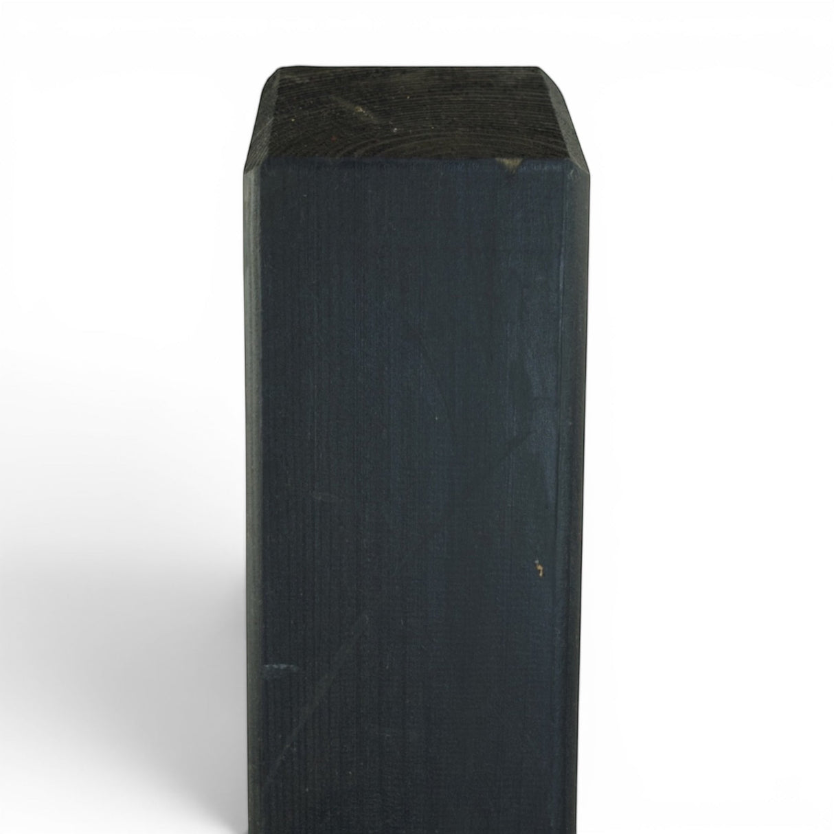 Vierkantpfosten stumpf - Schrägzaunpfosten - Anthrazit Lasiert 9 x 160 cm