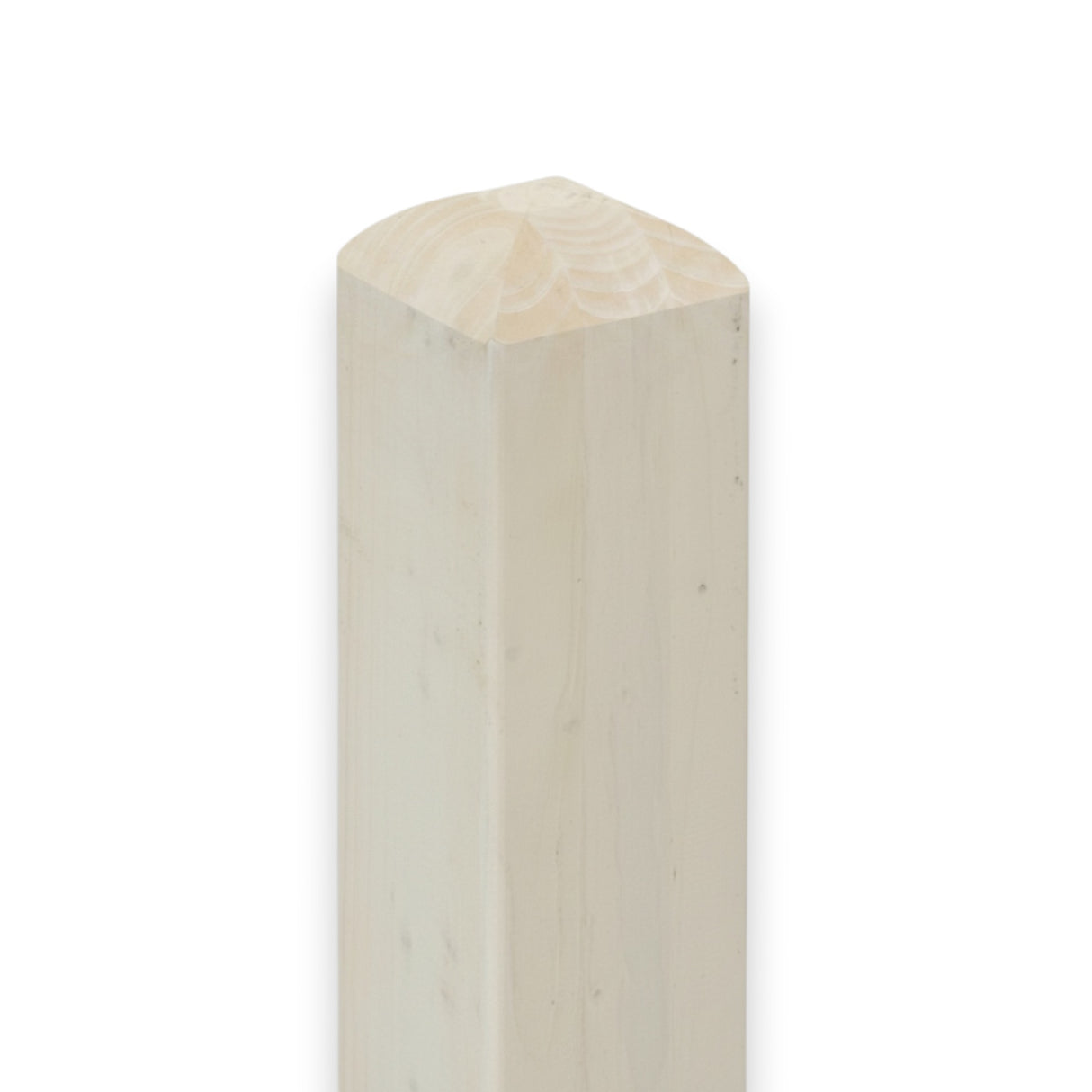 Vierkantpfosten stumpf - Leimholzpfosten - Beige Lasiert 9 x 110 cm