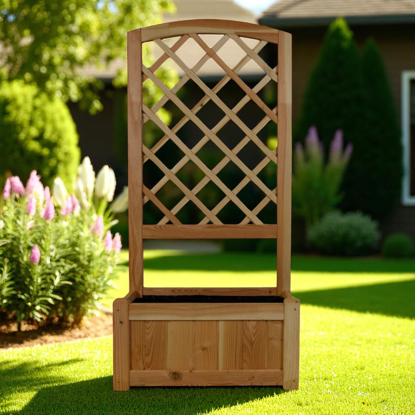 Pflanzkübel, Blumenkübel - Elpe - Douglasie Natur