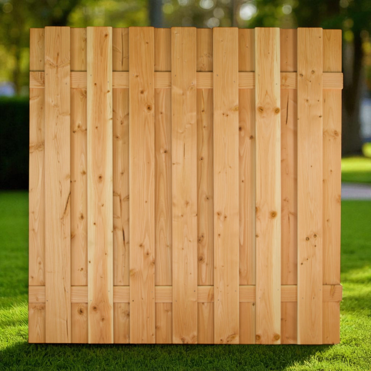 Sichtschutz Dichtzaun - Hunau - Douglasie unbehandelt