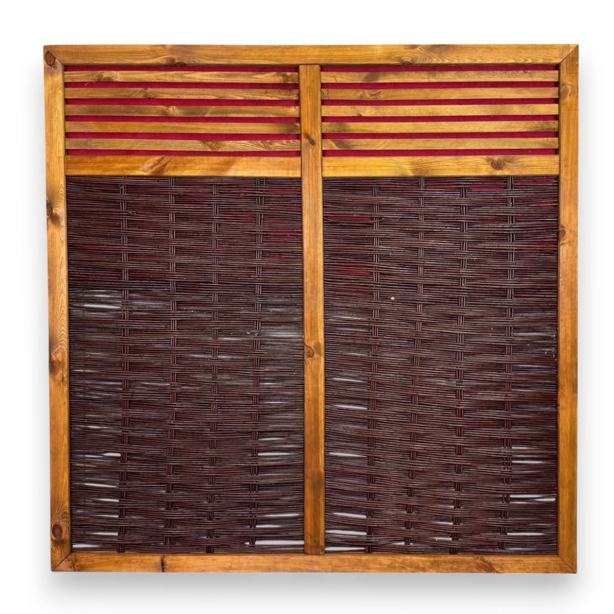 Sichtschutz Weidenzaun - Rothaarsteig - geölt