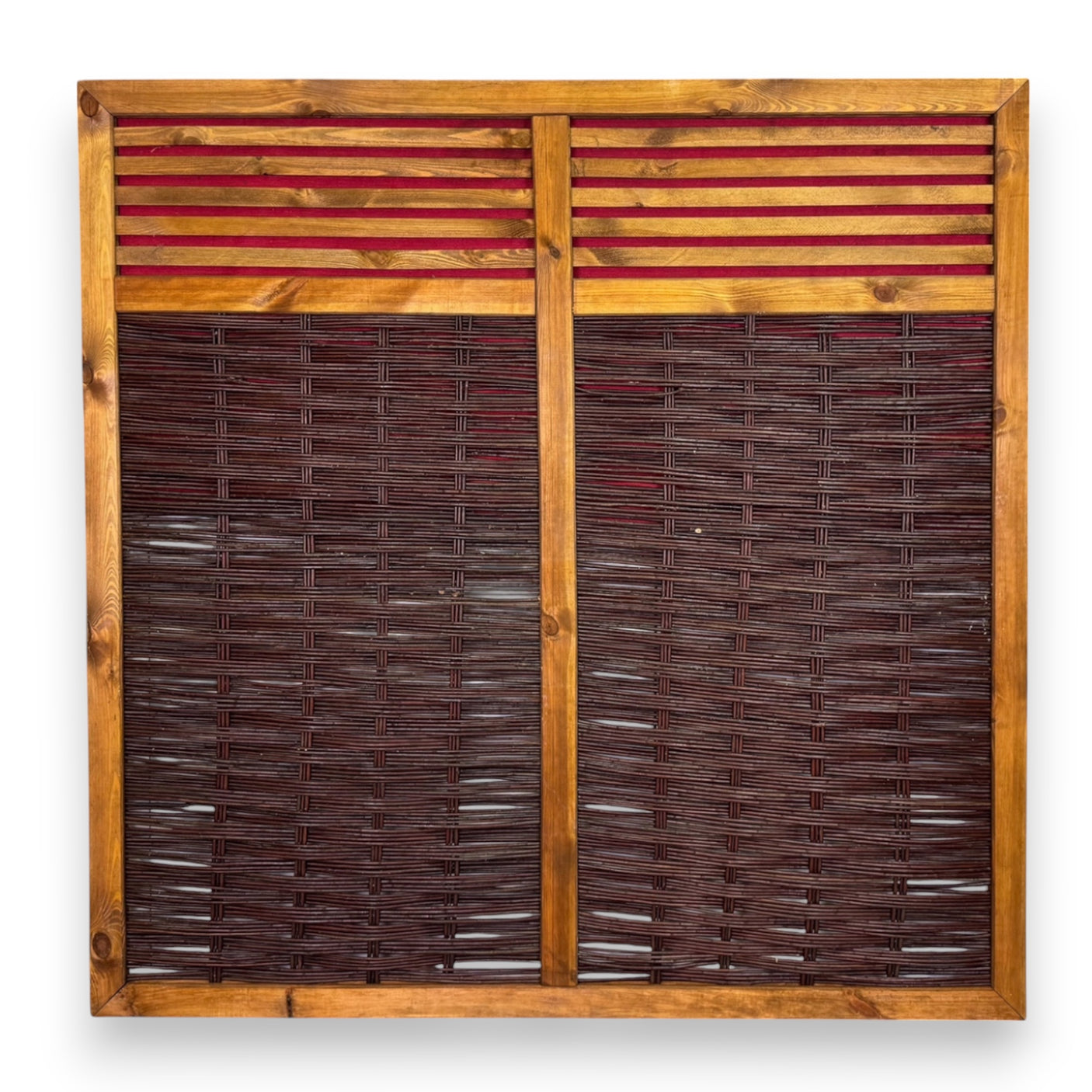 Sichtschutz Weidenzaun - Rothaarsteig - geölt