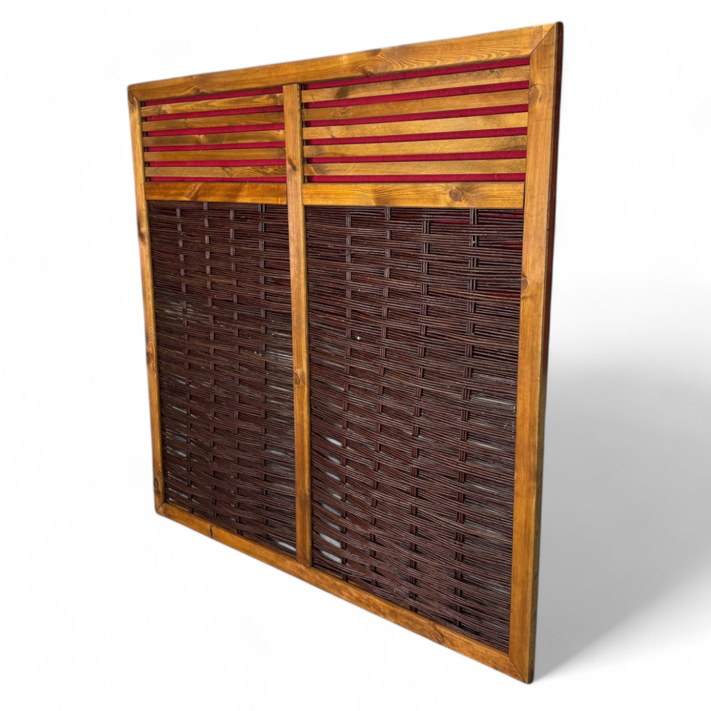 Sichtschutz Weidenzaun - Rothaarsteig - geölt