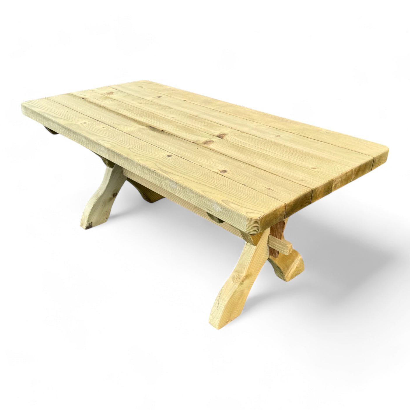 Gartentisch Massivholz - KDI Grün - Hennetal - B-Ware