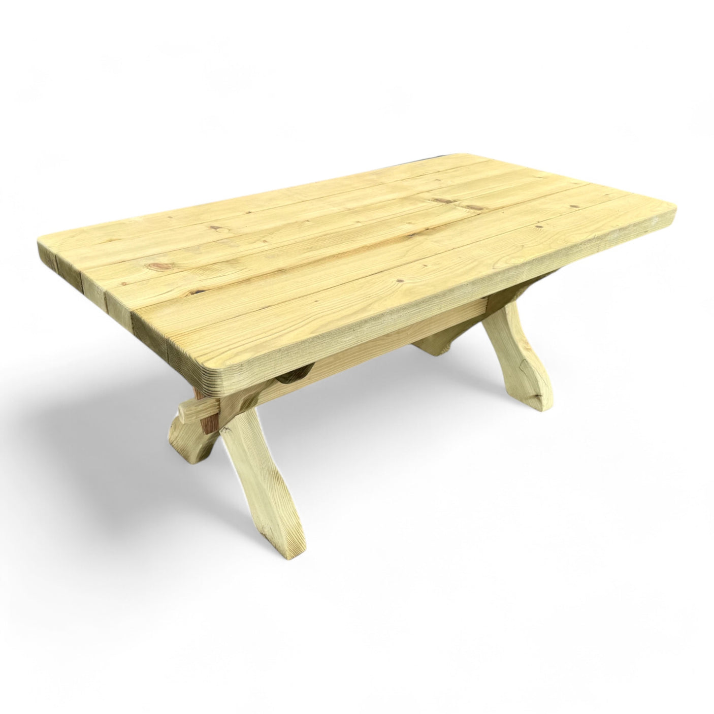 Gartentisch Massivholz - KDI Grün - Hennetal - B-Ware