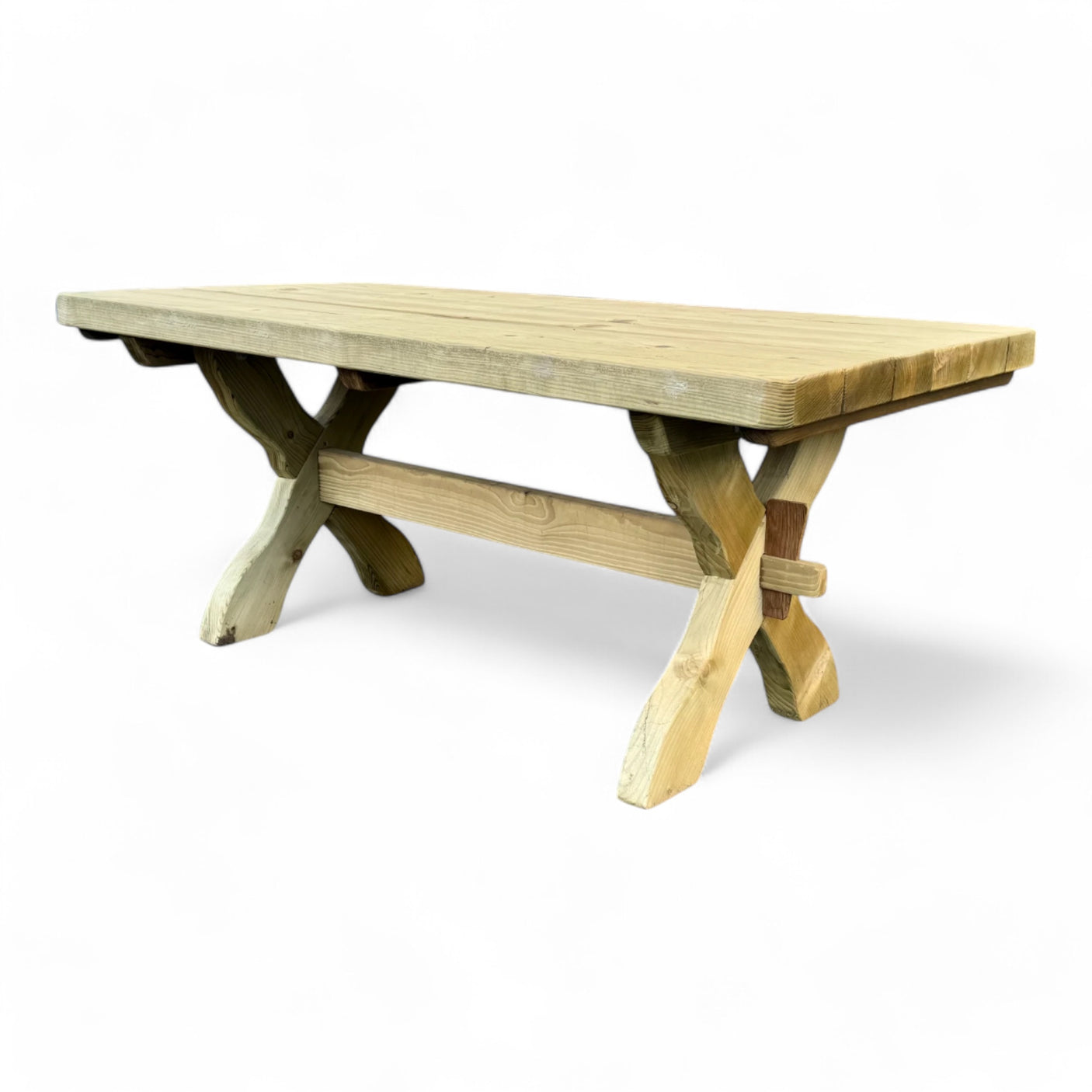 Gartentisch Massivholz - KDI Grün - Hennetal - B-Ware