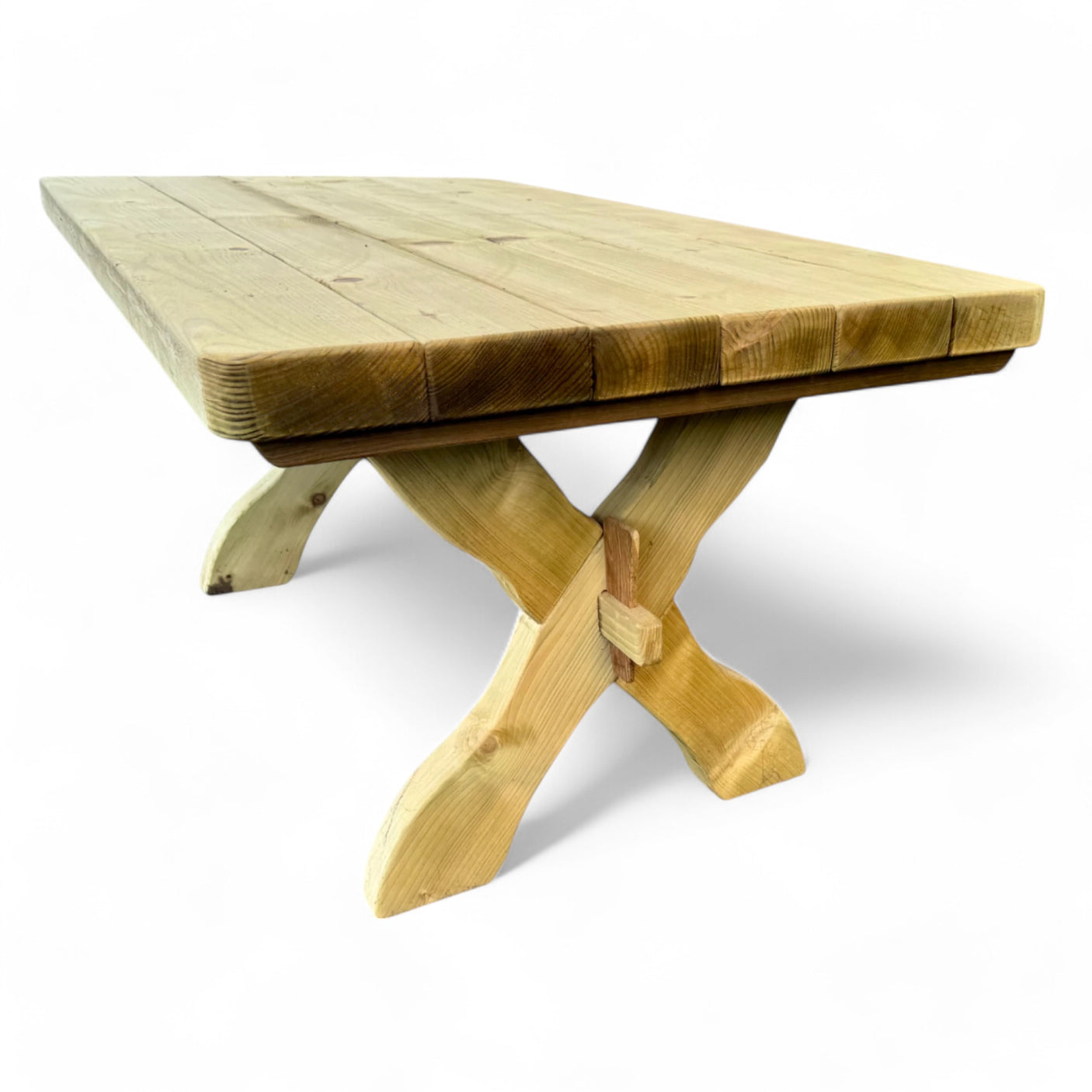 Gartentisch Massivholz - KDI Grün - Hennetal - B-Ware