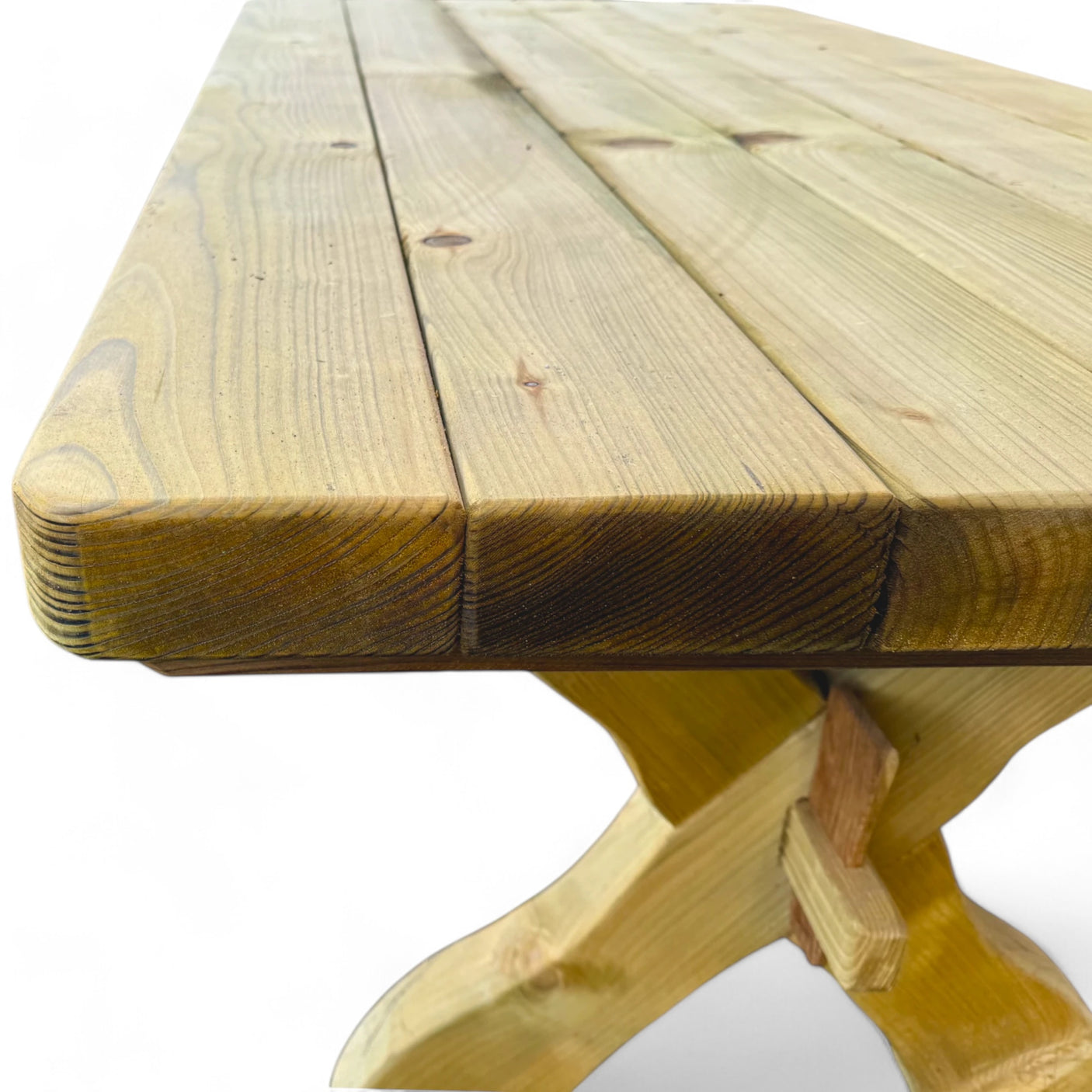 Gartentisch Massivholz - KDI Grün - Hennetal - B-Ware