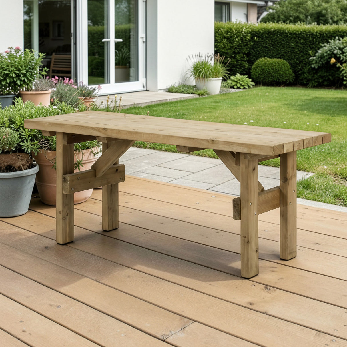 Gartentisch Massivholz - KDI - Repetal
