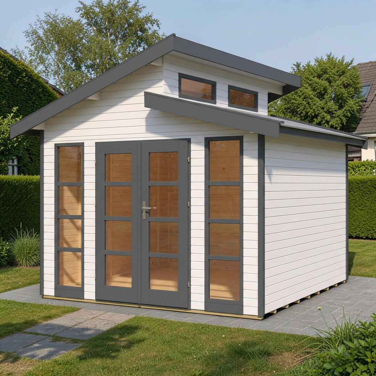 Gartenhaus Holzhaus - Amecketal Typ 3 - Natur