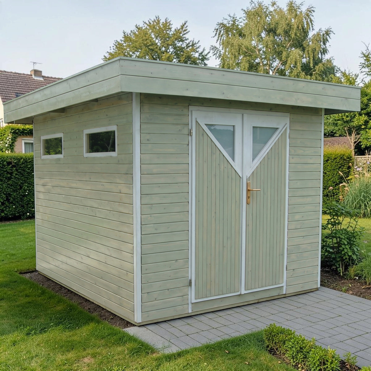 Gartenhaus Holzhaus - Amecketal Typ 2 - Natur
