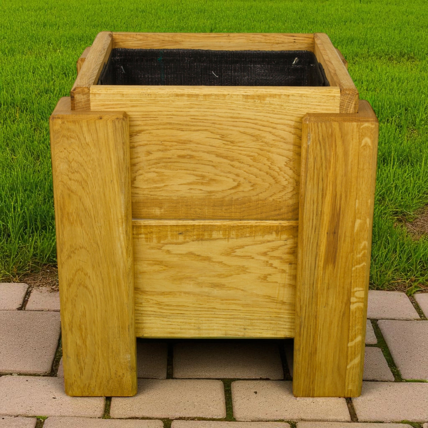 Pflanzkübel, Blumenkübel - Eiche - Ennepe - Lasiert