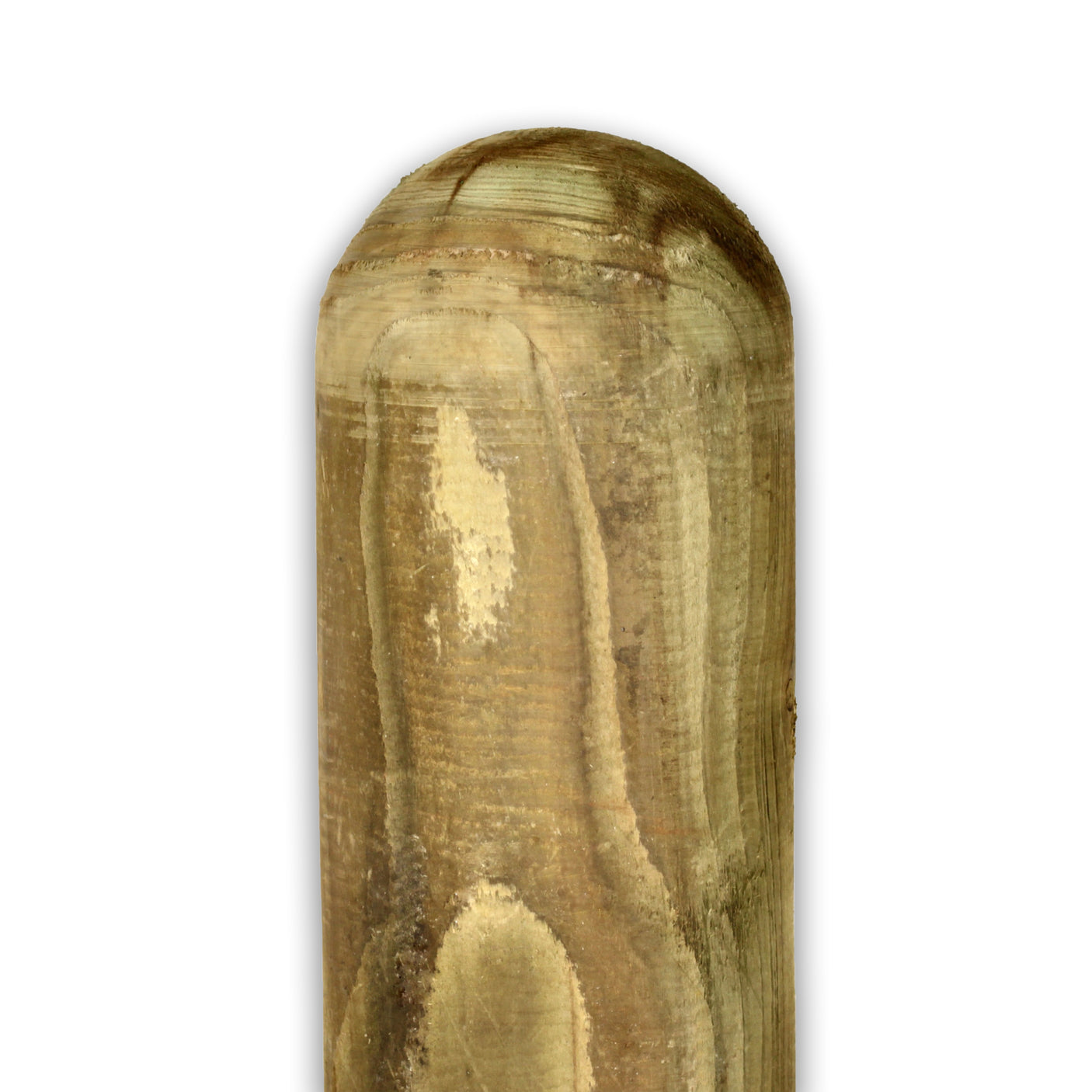 Holzpoller Rundholz - KDI Braun - Rund